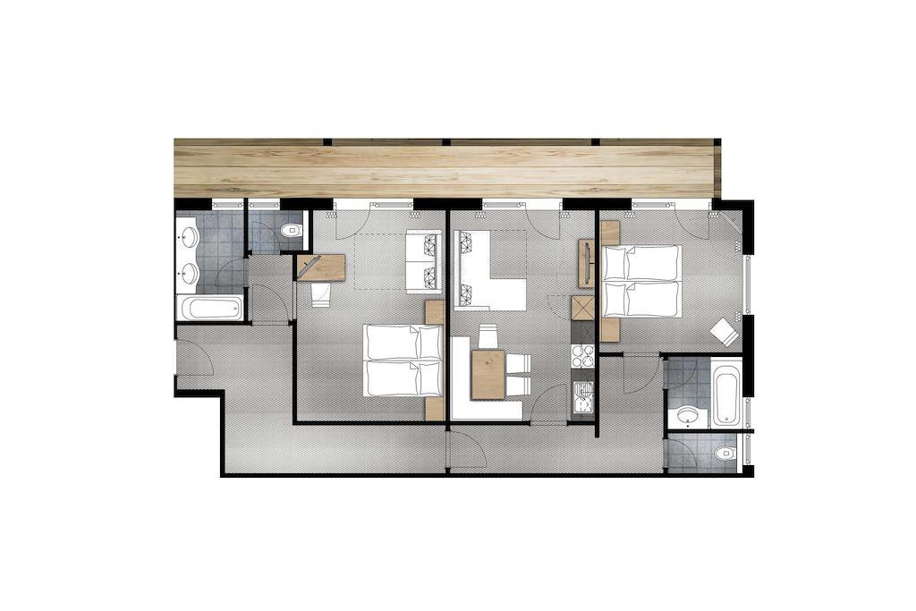 Gurglhof Apartmenthaus Obergurgl Værelse billede
